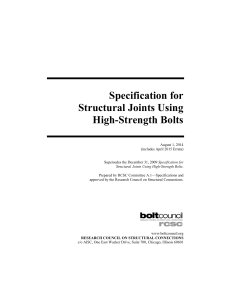 RSCS Specifications-for-structural-joints-using-high-strength-bolts 2014