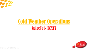 B737 Cold Weather Operations