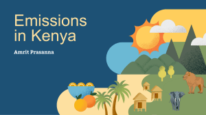 Emissions in Kenya