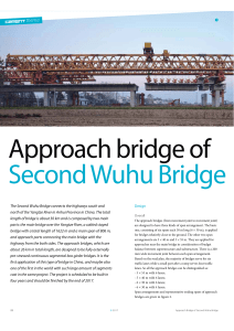 Approach bridge of Second Wuhu Bridge