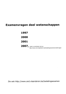 Examvragenscheikunde 1997-2007