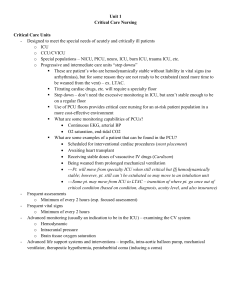 N418 Exam 1 Notes