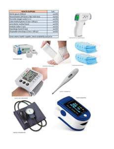 medical items