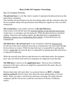 Bytes & Bits Of Computer Networking