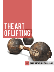 The Art of Lifting by Greg Nuckols, Omar Isuf