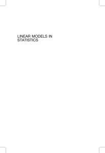 Linear Models in Statistics Textbook