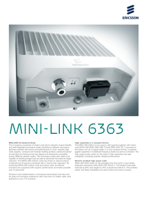 Ericsson Mini-Link 6363-datasheet