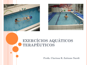 Exercícios aquáticos terapêuticos 2019