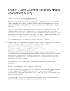 EAD 510 Topic 3 School Budgetary Needs Assessment Survey (1)