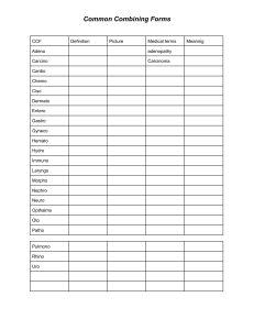 7th hour copy of Common Combining Forms