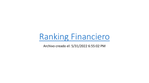 Ranking Financiero