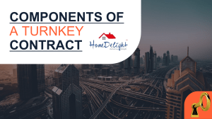 COMPONENTS OF A TURNKEY CONTRACT-Turnkey Project Solutions-HomeDelight