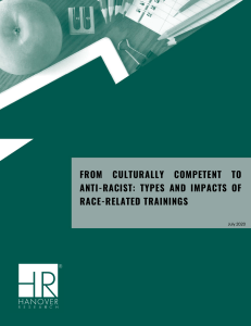 From Culturally Competent to Anti-Racist---Types and Impacts of Race-Related Trainings (1)