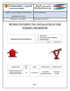 pdfcoffee.com method-of-statment-of-fire-hydrant-2-pdf-free