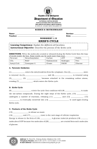 Q1W5-(B) KREB'S CYCLE