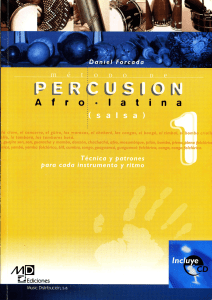 FORCADA, D. - Método de percusión Afro-latina Vol. 1
