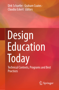 Design Education Today Technical Contexts, Programs and Best Practices