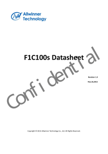 F1C100s Datasheet V1.0