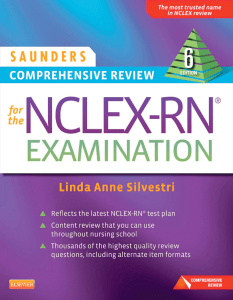 Saunders Comprehensive Review for the NCLEX-RN  Examination 6 