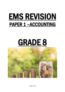 EMS REVISION PAPER 1 GRADE 8