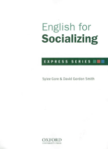 English for Socializing EXPRESS SERIES