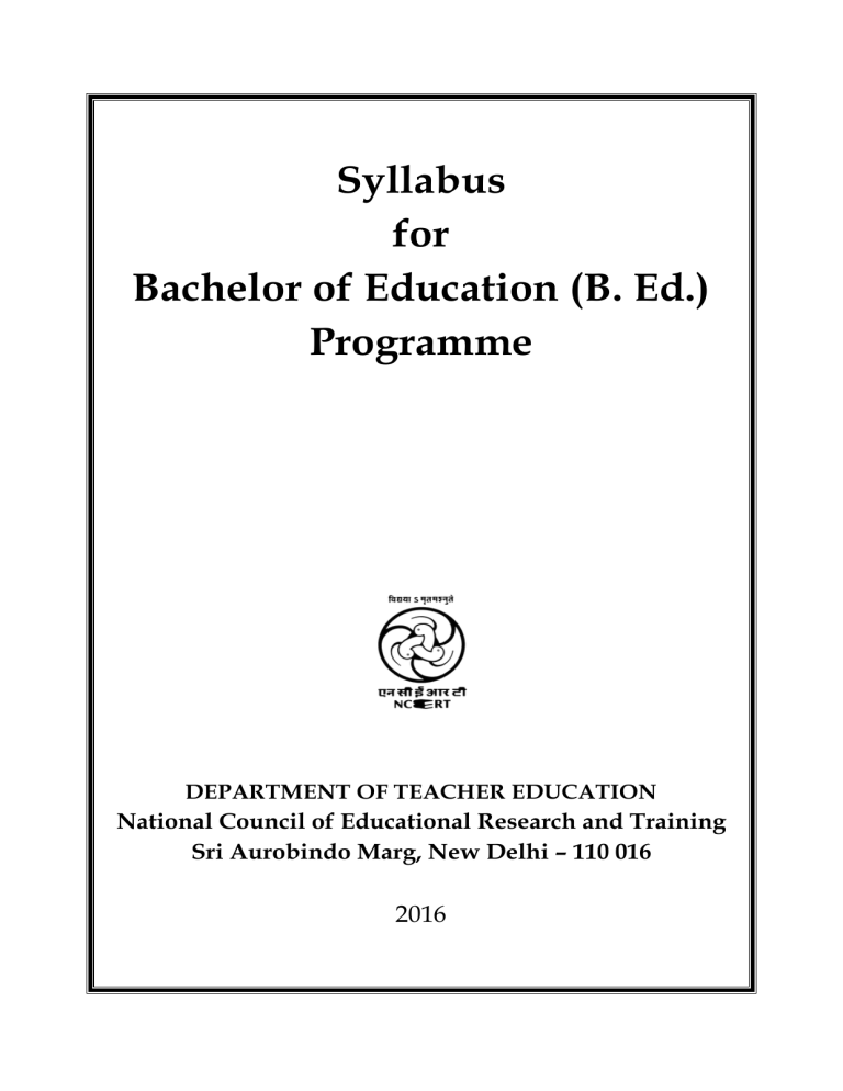 syllabus-bed