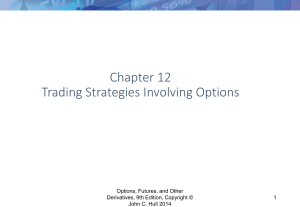 Week 9 Trading Strategies Involving Options