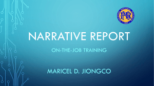 Narrative-report-Maricel-Jiongco