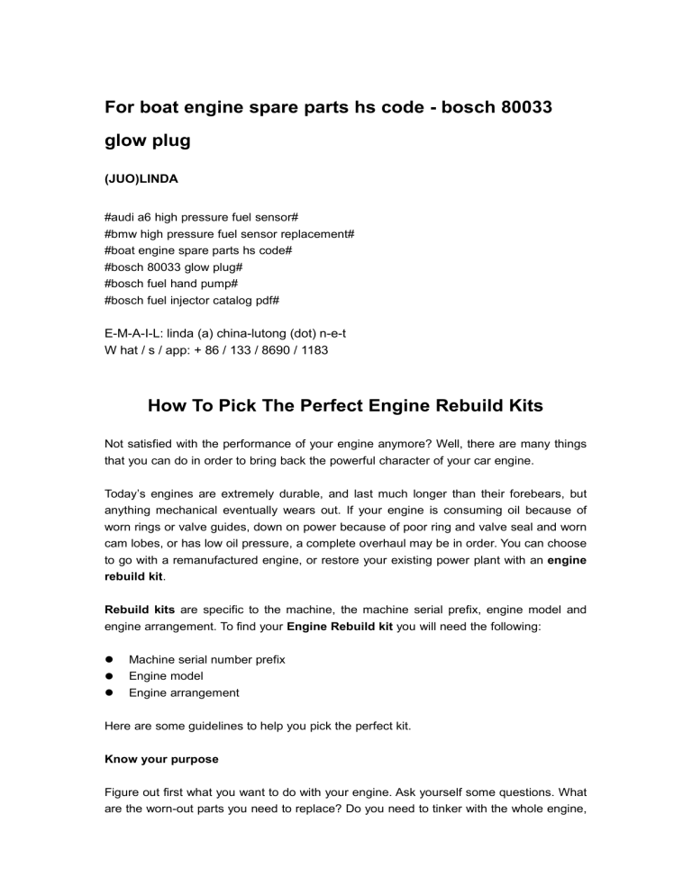 Boat Engine Spare Parts Hs Code Reviewmotors.co