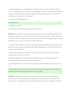 Feeding Tube  Enteral Nutrition Home Managment Eductation