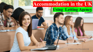 Accommodation in the UK  Using  Letting Agency