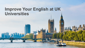 Improve Your English at UK Universities