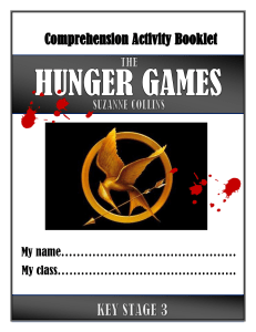 The Hunger Games Comprehension Activities Booklet