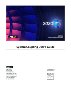 System Coupling Users Guide