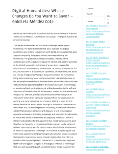 Cota - Digital Humanities  Whose Changes Do You Want to Save  – Gabriela Méndez Cota – Culture Machine