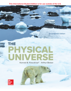 PHS101 - The Physical Universe (17e) - Konrad Krauskopf Arthur Beiser