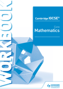 IGCSEMathematicsWorkbook