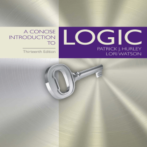 Hurley - A Concise Introduction To Logic 13th ed 2018 (1)