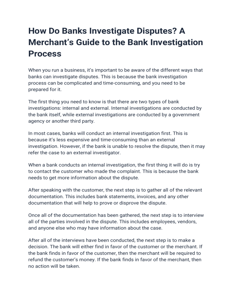 how-do-banks-investigate-disputes