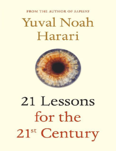 (History of today) Yuval Noah Harari - 21 Lessons for the 21st Century-Vintage (2019)