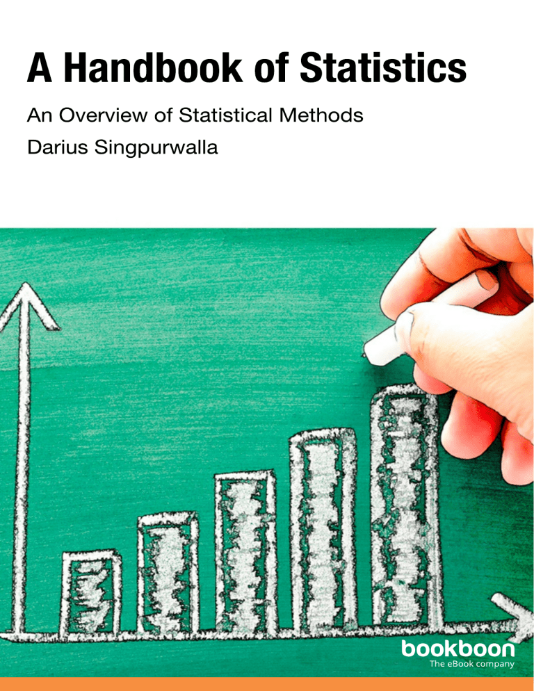 A Handbook Of Statistics