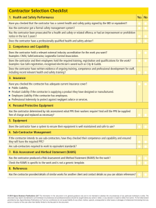 Contractor-Selection-Checklist