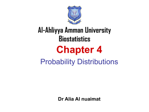 chapter 4-PROBABILITY DISTRIBUTIONS-new