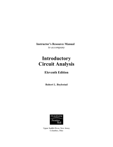 Instructor’s Resource Manual, Introductory Circuit Analysis, Eleventh Edition (Robert L. Boylestad) (z-lib.org)