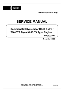 Hino Dutro Service Manual
