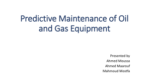 Predictive Maintenance in oil & gas using Data Science