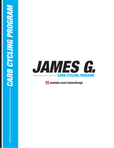 James G Carb Cycling Program
