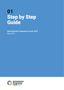 01 - Step by Step Guide - Humanitarian Programme Cycle 2022 (May 2021)