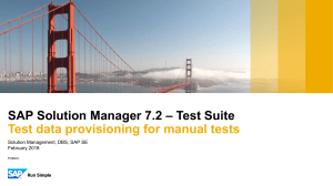 SAP Test Suite