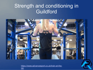 Strength and conditioning in Guildford